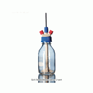 DURAN® Stirred Bottle Reactor-set, GL45/GLS 80, With Mag-Stir Shaft ...